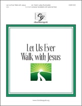 Let Us Ever Walk with Jesus Handbell sheet music cover